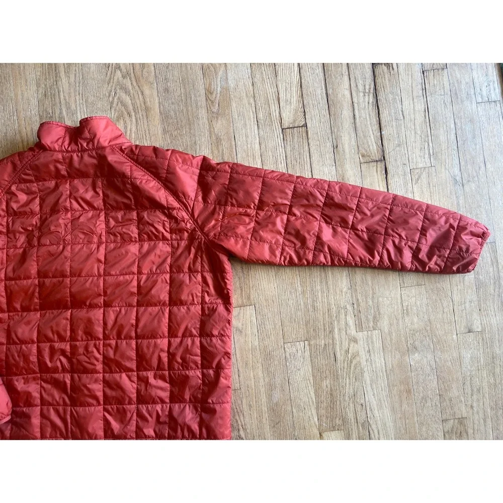 LL‎ Bean Mens XXL Tall PrimaLoft Stowaway Polartec Jacket Orange Puffer Gorpcore